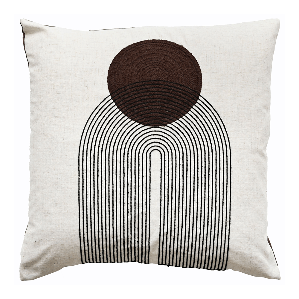 Malini Saloni Cushion in Chocolate - 45 x 45cm