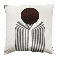 Malini Saloni Cushion in Chocolate - 45 x 45cm