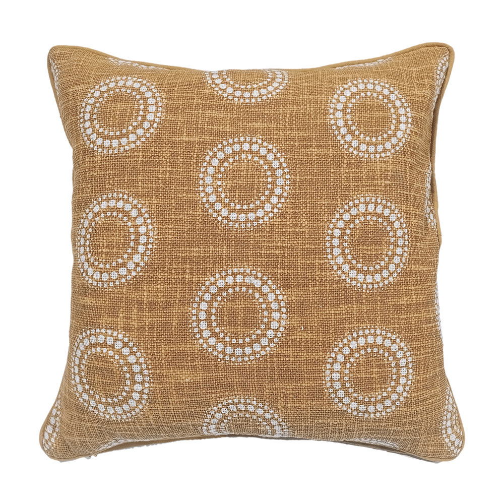 Malini Una Cushion in Mustard - 45 x 45cm