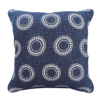 Malini Una Cushion in Indigo - 45 x 45cm