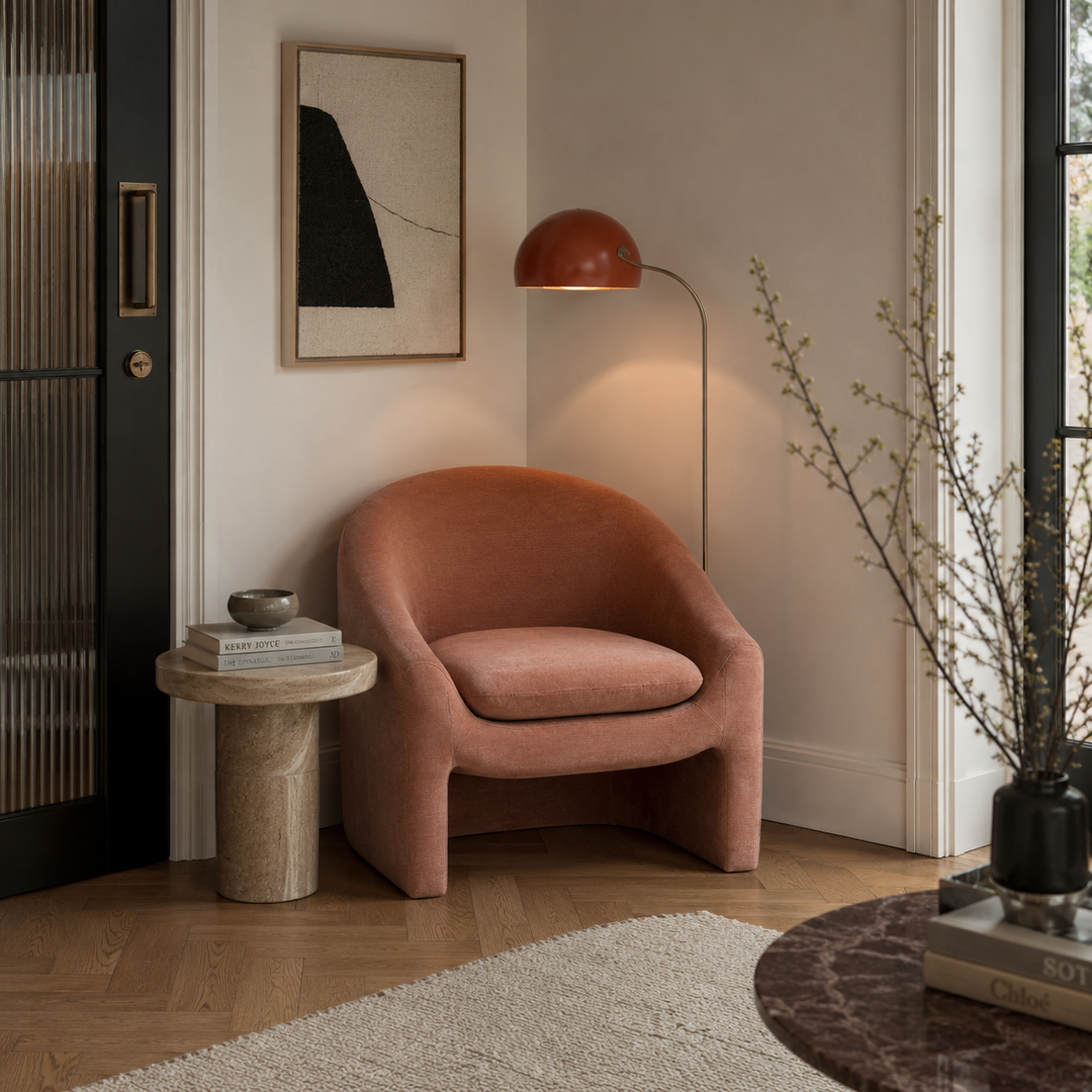 Rowley Occasional Chair - Blush