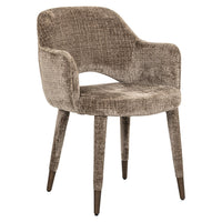 Richmond Interiors Donnatella Chair in Stone Chenille