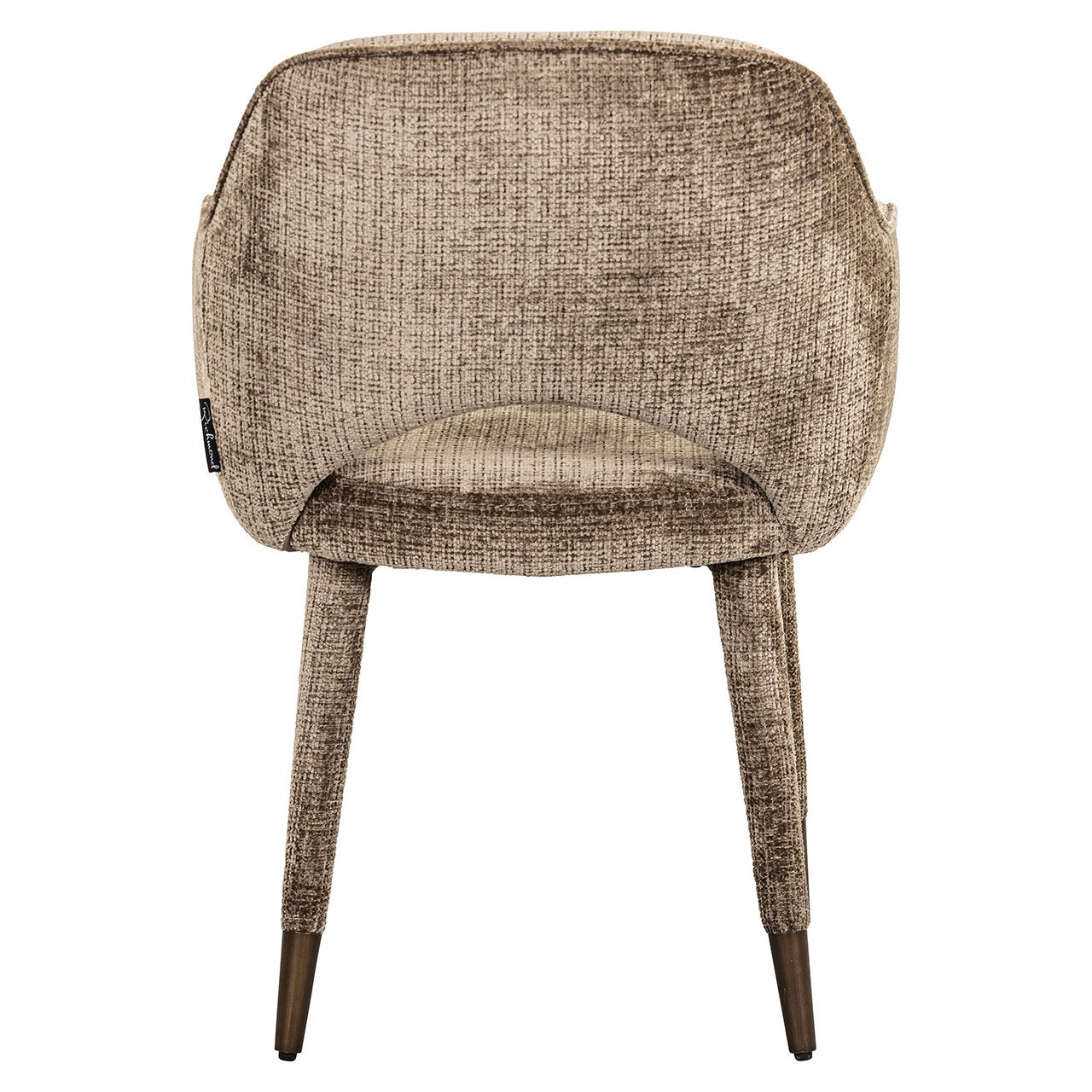 Richmond Interiors Donnatella Chair in Stone Chenille