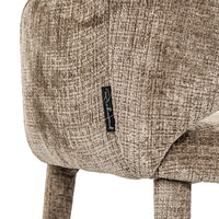 Richmond Interiors Donnatella Chair in Stone Chenille