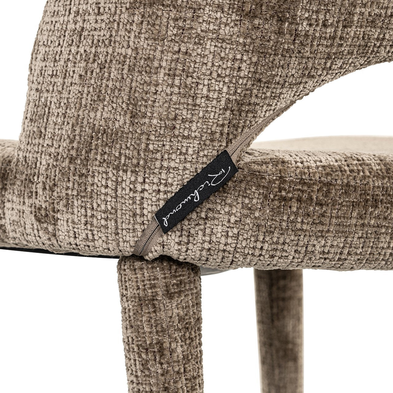 Richmond Interiors Cecilia Chair in Stone Chenille