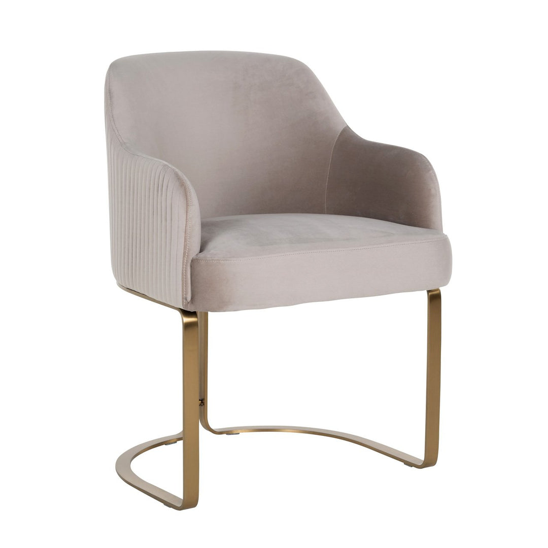 Interiors Hadley Chair in Khaki Velvet | Outlet Olivia's 2