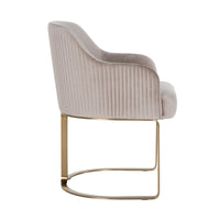 Richmond Interiors Hadley Chair in Khaki Velvet