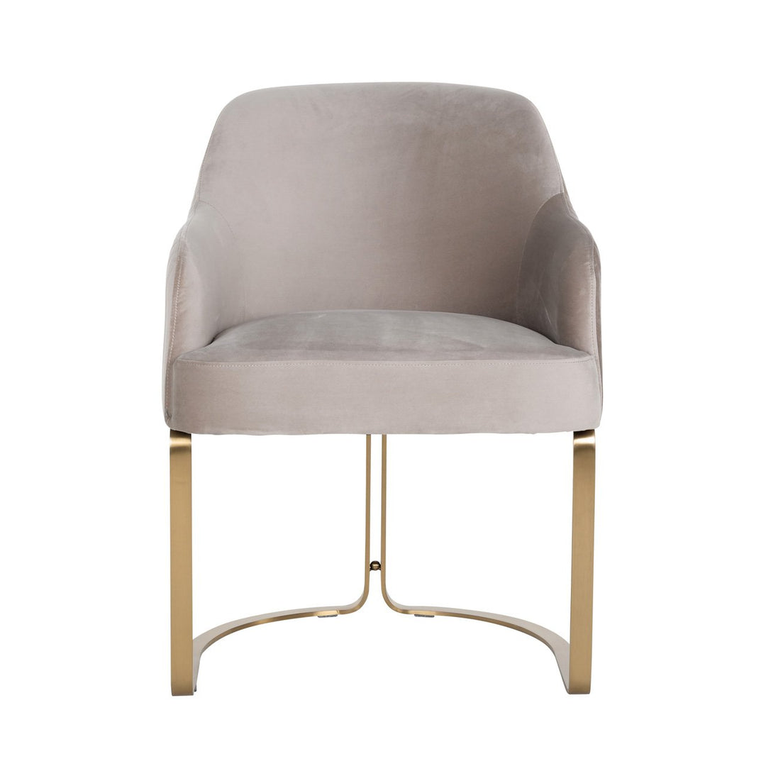 Interiors Hadley Chair in Khaki Velvet | Outlet Olivia's 1