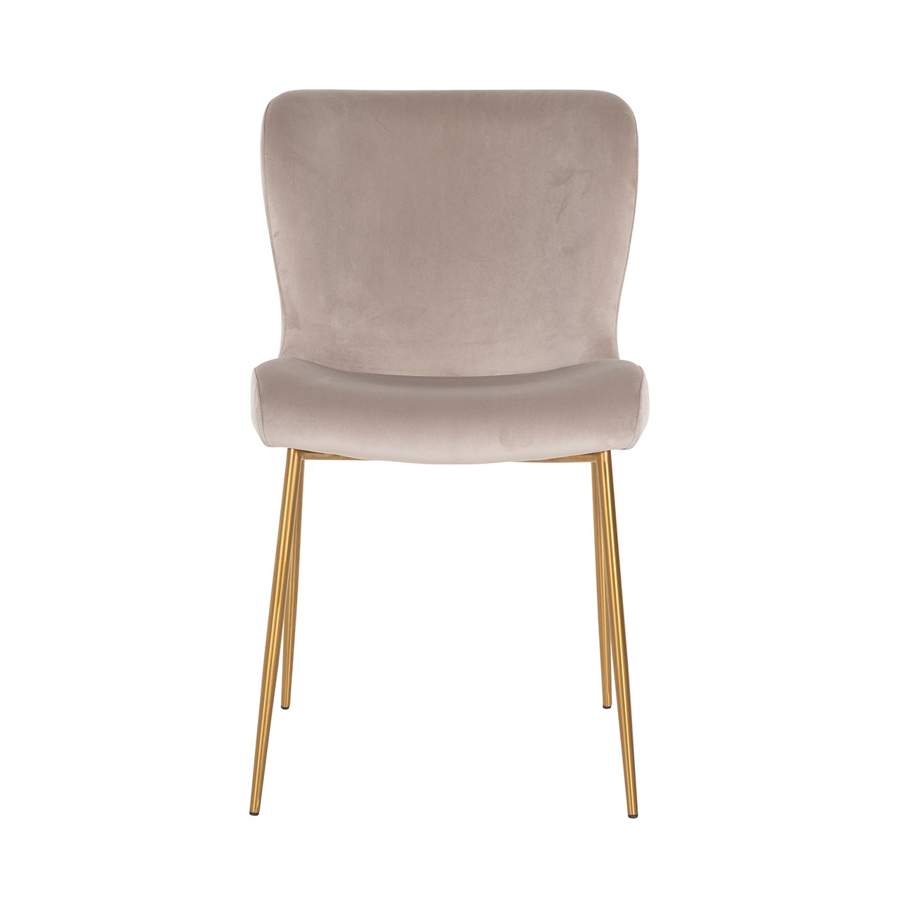 Richmond Odessa Chair Khaki Velvet & Brushed Gold