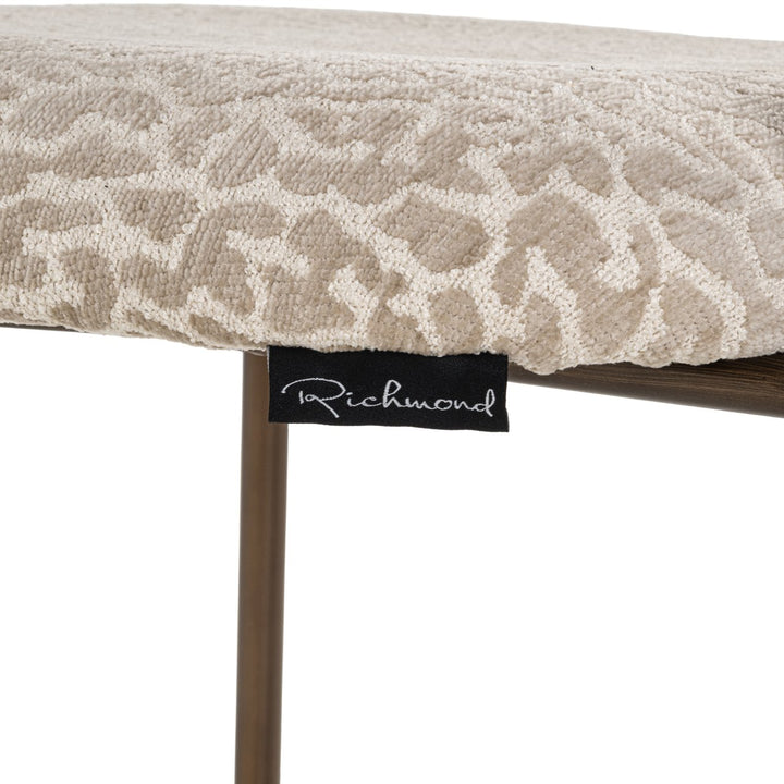Xenia Set of 2 Leopard Print Counter Stools - Beige Richmond 6