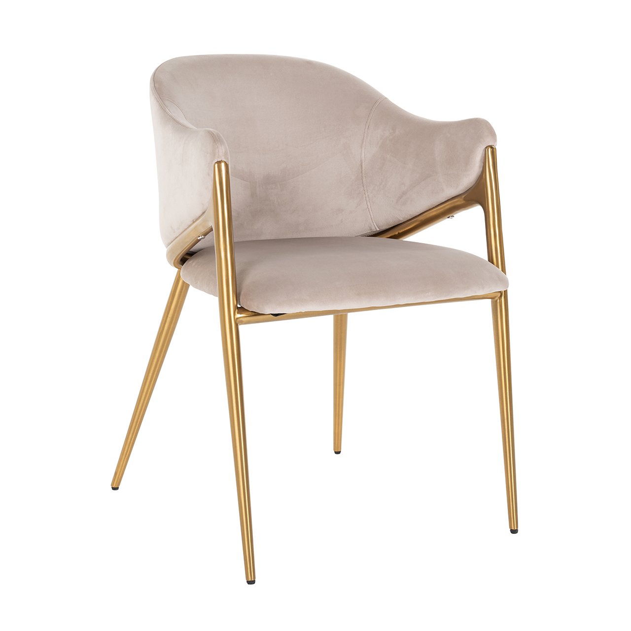 Richmond Gwen Chair Khaki Velvet