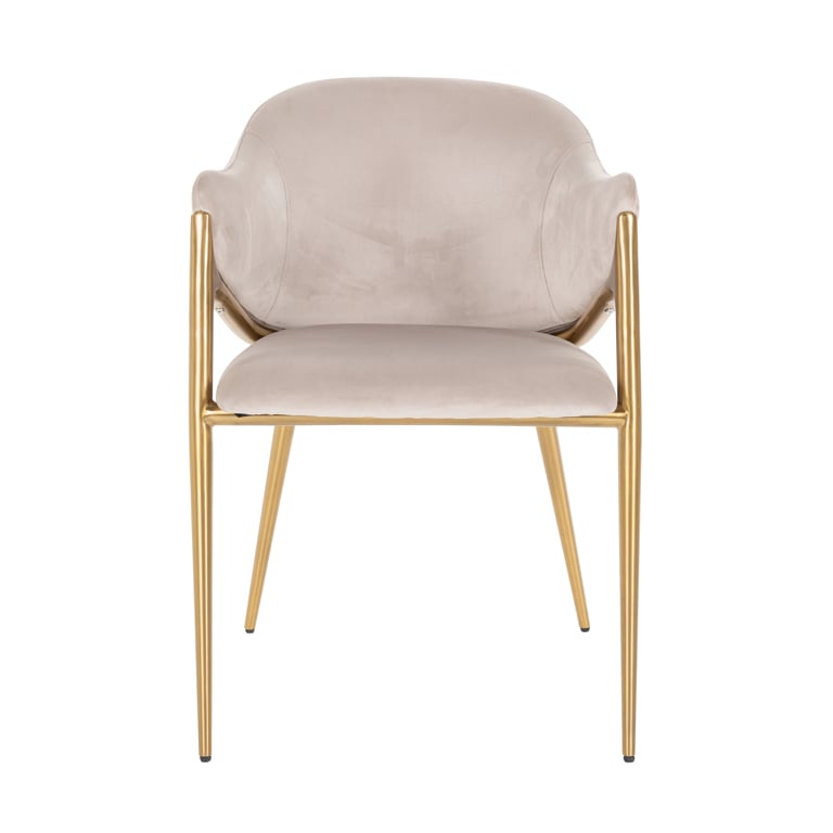 Richmond Gwen Chair Khaki Velvet