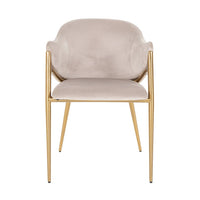 Richmond Gwen Chair Khaki Velvet