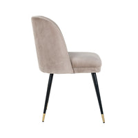 Richmond Alicia Chair Khaki Velvet