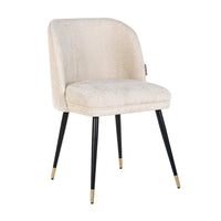 Richmond Alicia Dining Chair in White Chenille