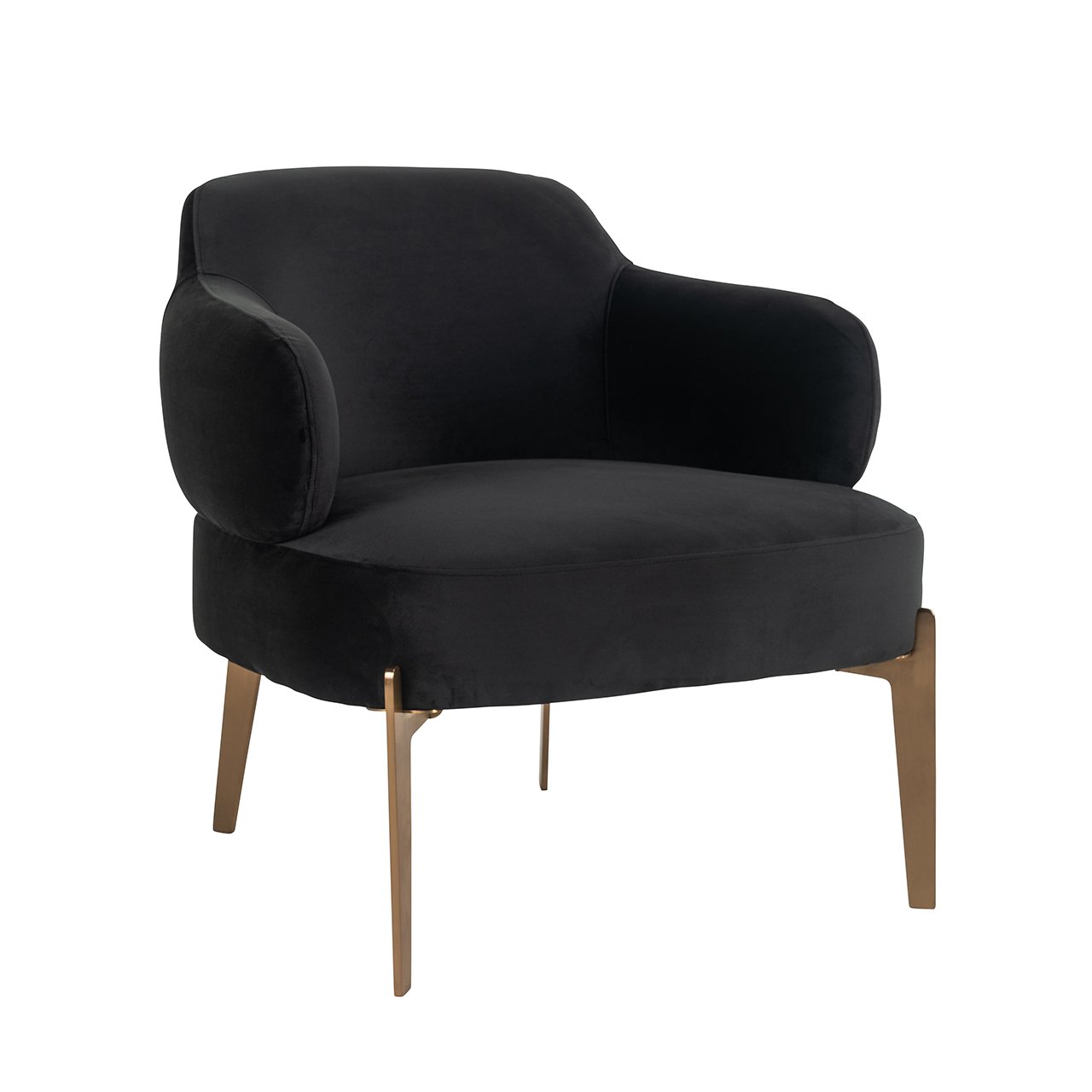 Richmond Venus Chair in Antracite Velvet