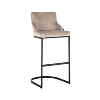 Richmond Bolton Bar stool in Khaki & Black