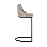 Richmond Bolton Bar stool in Khaki & Black