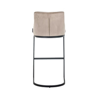 Richmond Bolton Bar stool in Khaki & Black