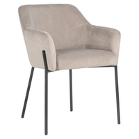 Richmond Fay Chair Khaki Velvet