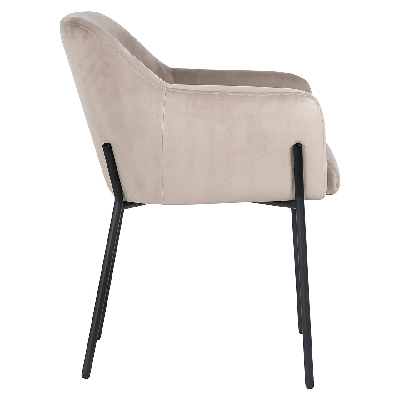 Richmond Fay Chair Khaki Velvet