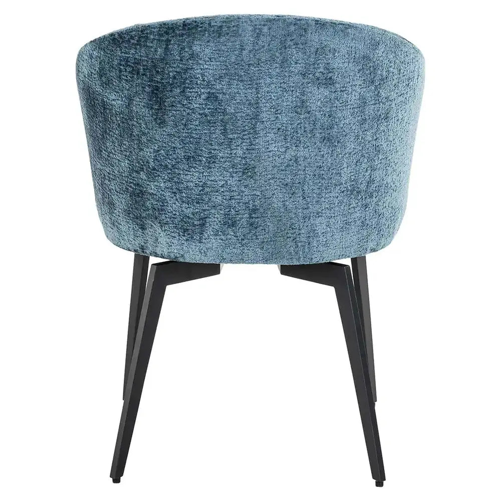  Richmond-Richmond Interiors Amphara Chenille Chair in Blue-Blue  821 
