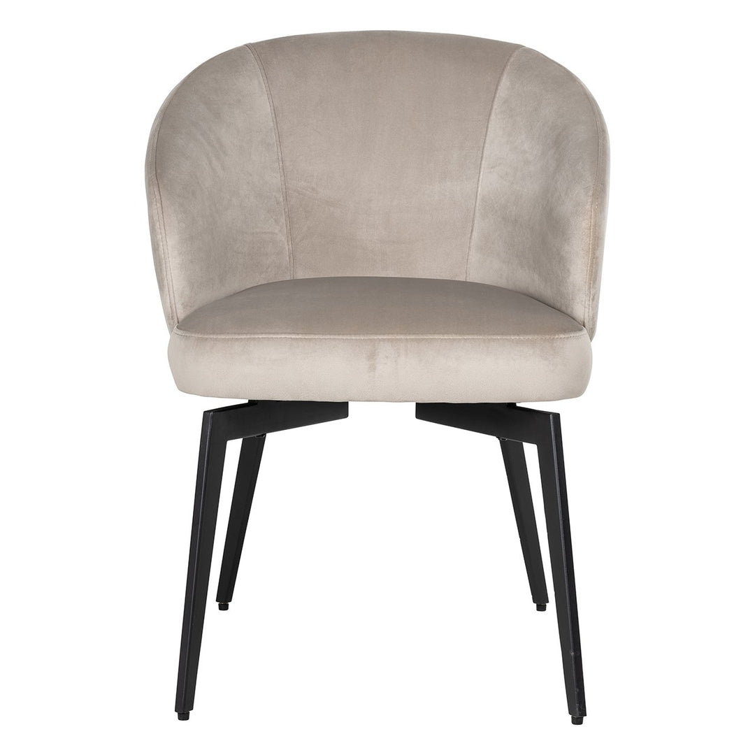 Amphara Velvet Chair - Khaki Richmond 1