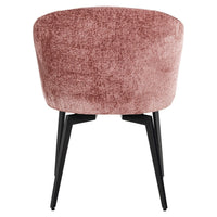 Richmond Interiors Amphara Chenille Chair in Rose