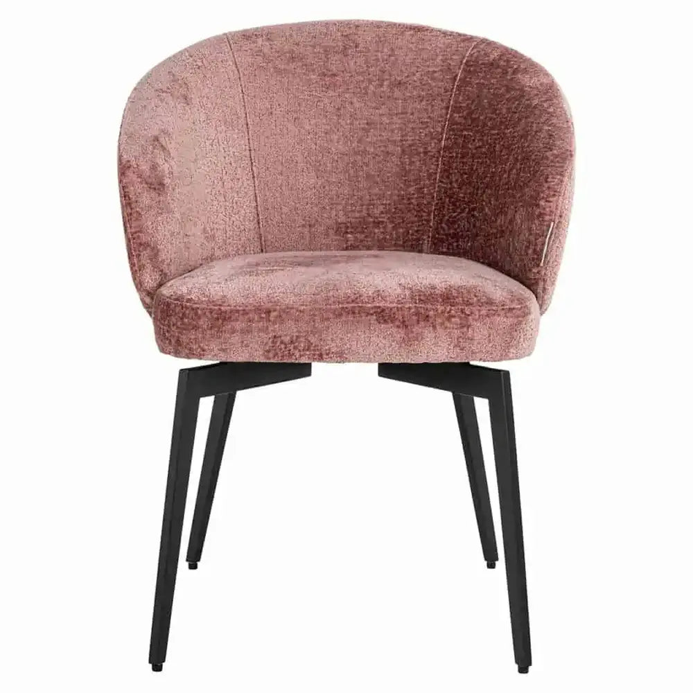  Richmond-Richmond Interiors Amphara Chenille Chair in Rose-Pink  813 