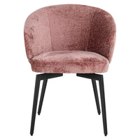 Richmond Interiors Amphara Chenille Chair in Rose