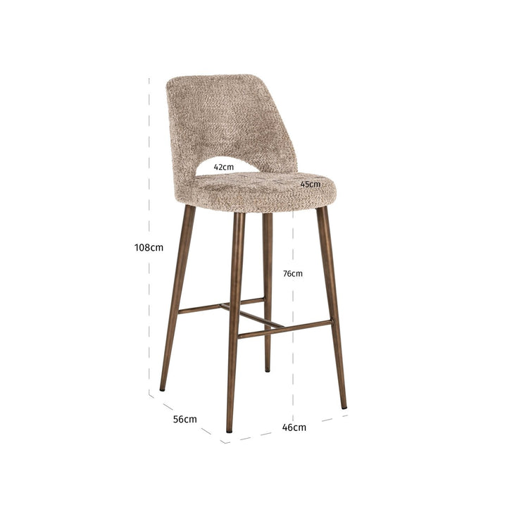 Delphine Bar Stool - Lovely Nature Richmond 6