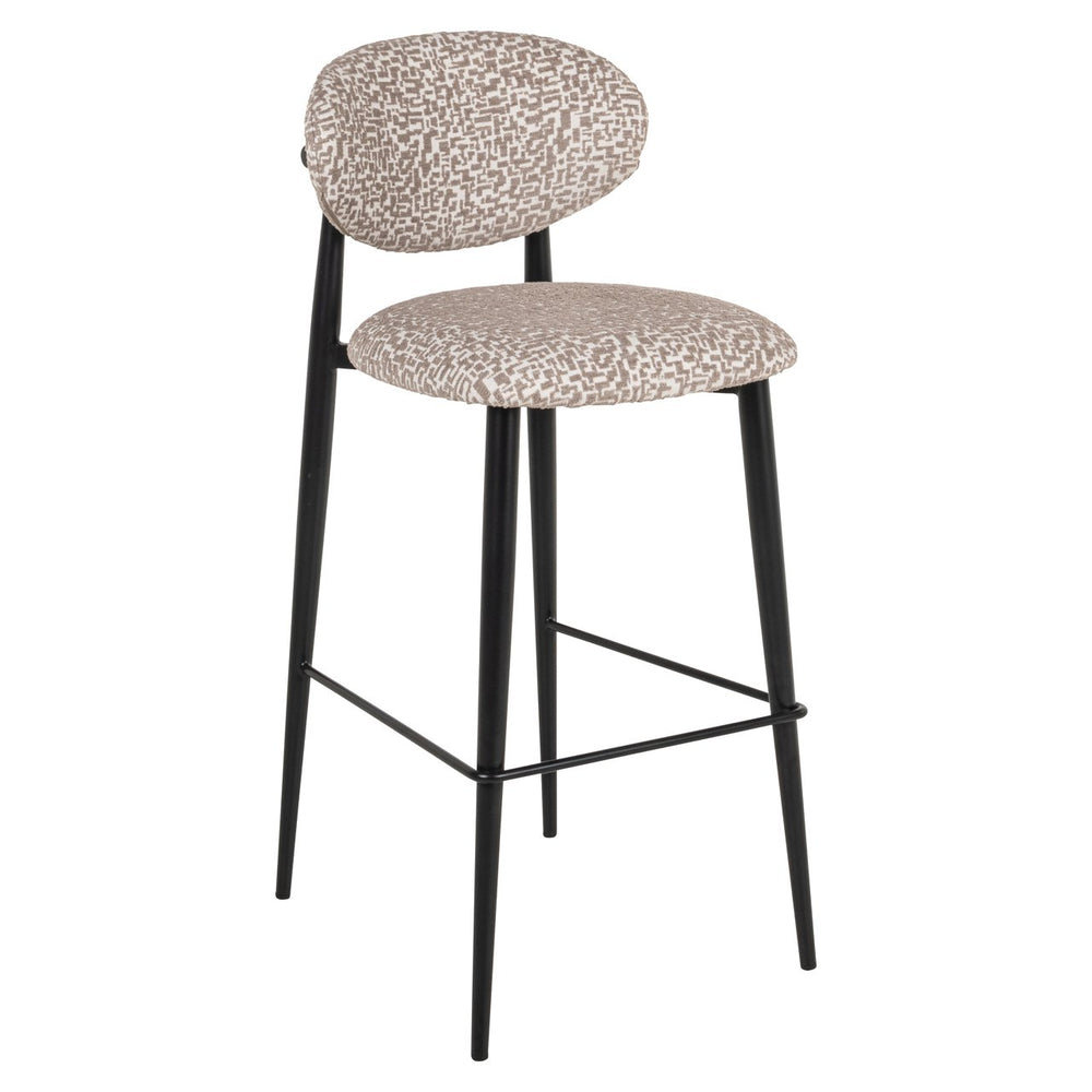 Dantes Geometric Bar Stool - Natural Richmond 2