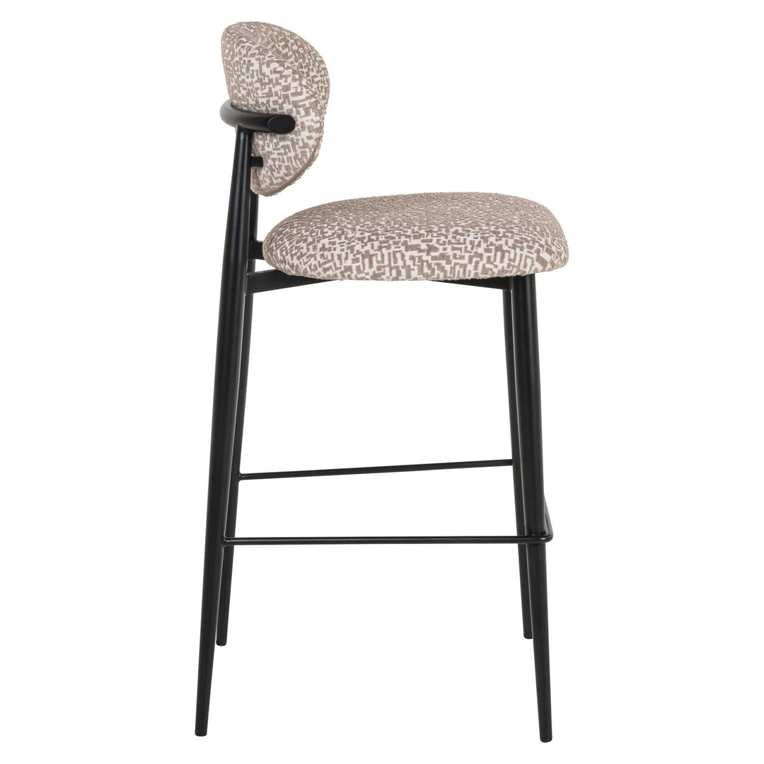Dantes Geometric Bar Stool - Natural Richmond 3