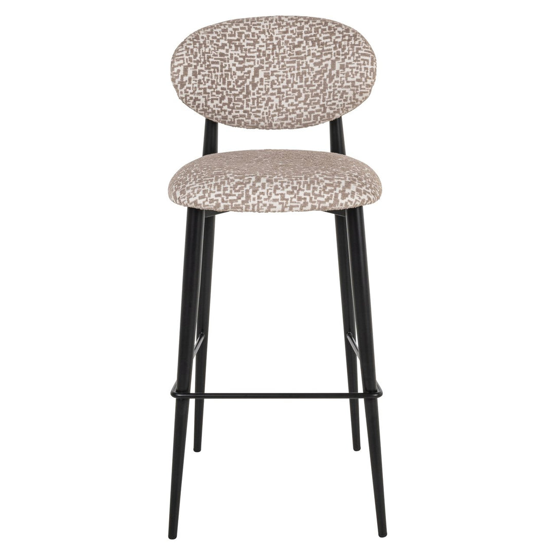 Dantes Geometric Bar Stool - Natural Richmond 1