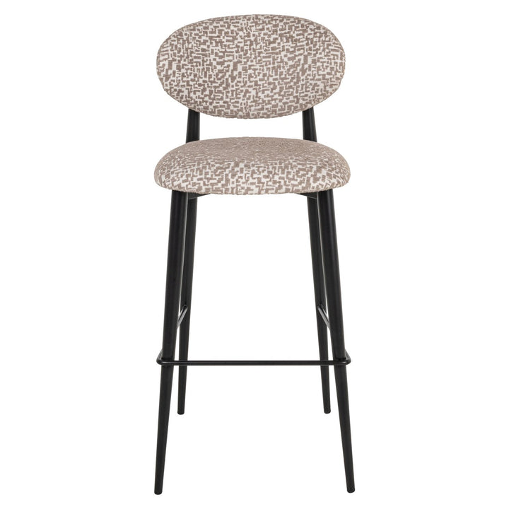 Dantes Geometric Bar Stool - Natural Richmond 1