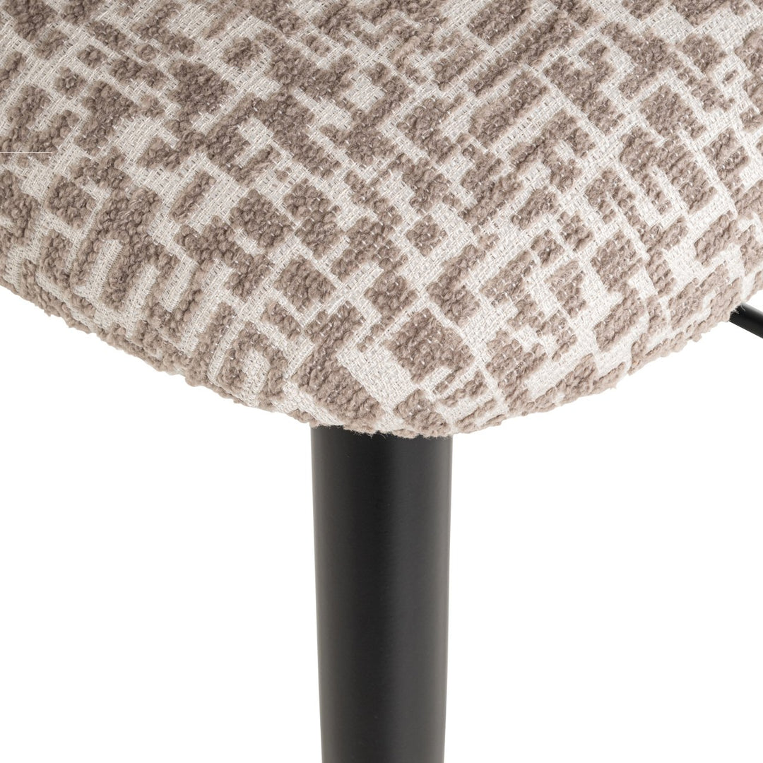 Dantes Geometric Bar Stool - Natural Richmond 7