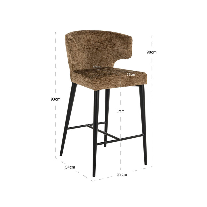 Taylor Counter Stool - Brandy Fusion Richmond 6
