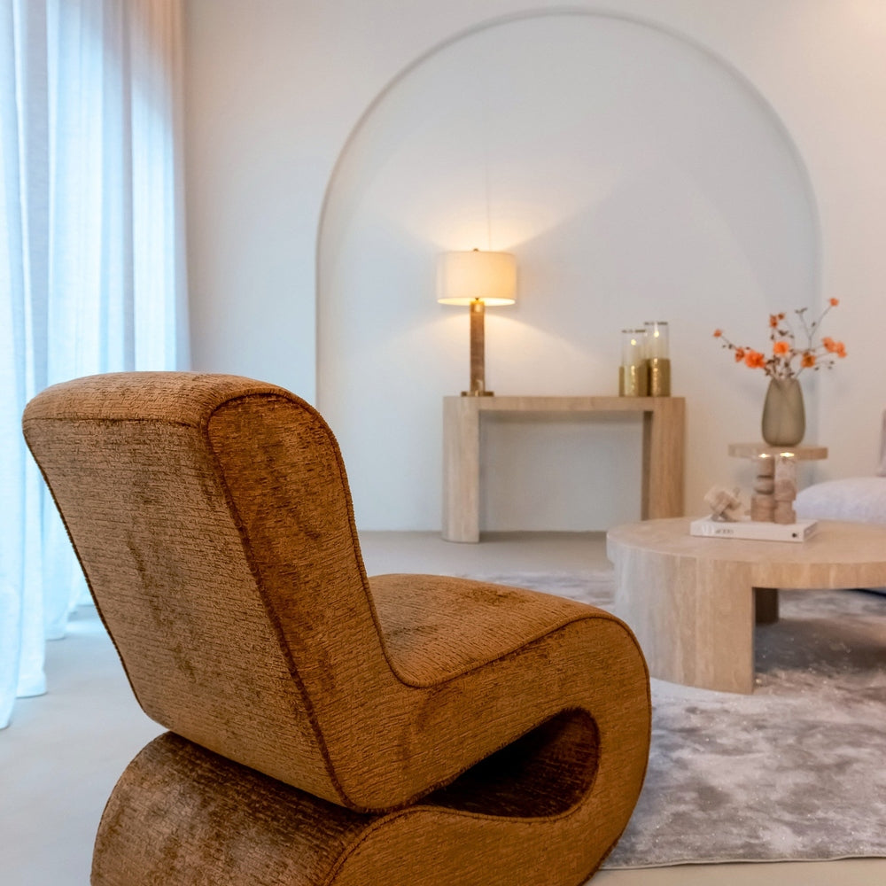 Biltmore Travertine Round Coffee Table - Beige Richmond 4