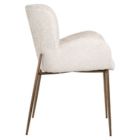 Richmond Interiors Amber Dining Armchair - Cream