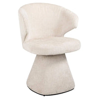 Richmond Interiors Gatsbi Dining Armchair - Beige Chenille