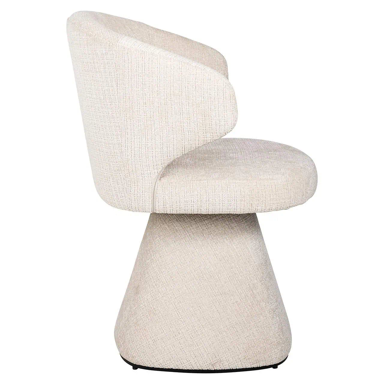 Richmond Interiors Gatsbi Dining Armchair - Beige Chenille