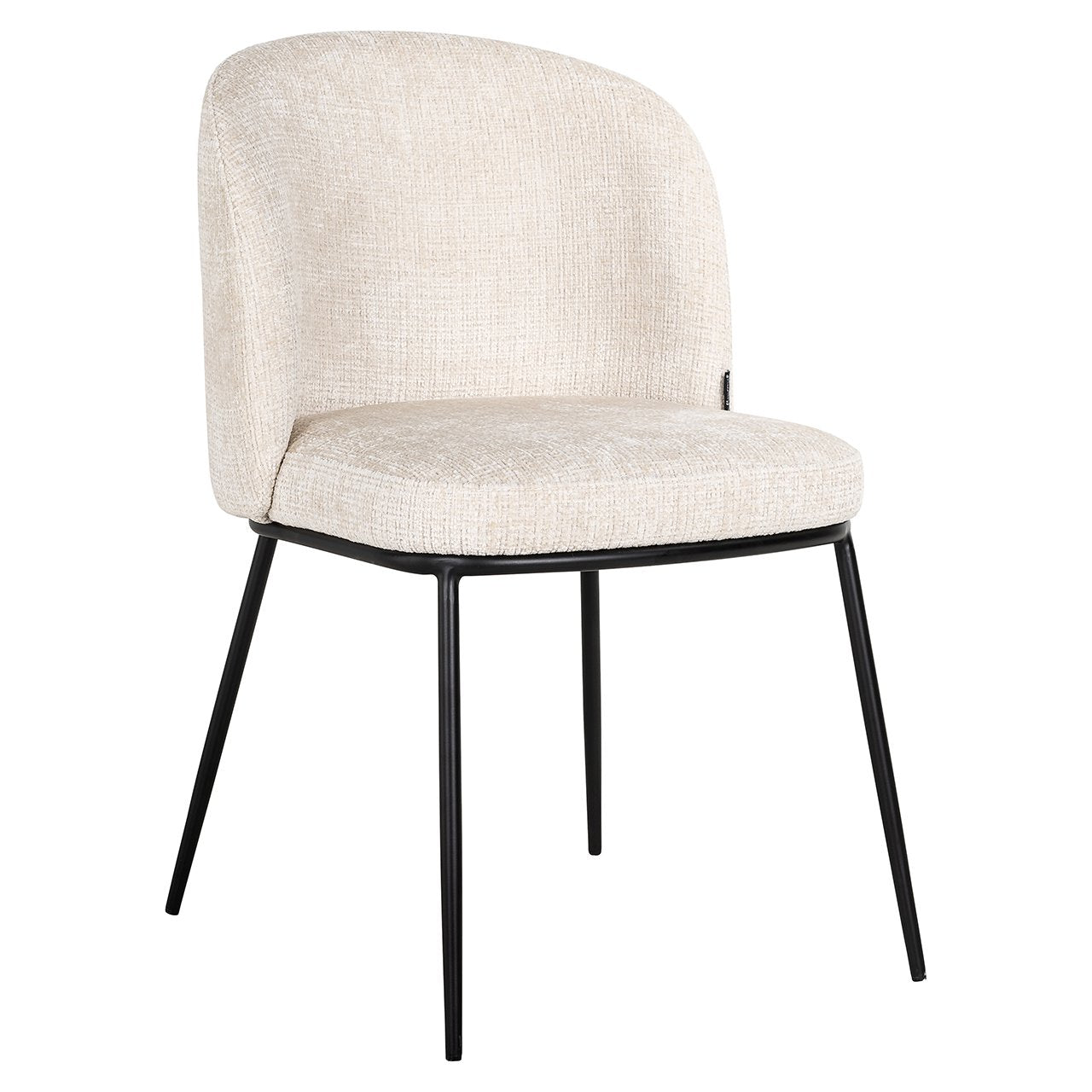 Richmond Interiors Elvi Chair in Beige Chenille