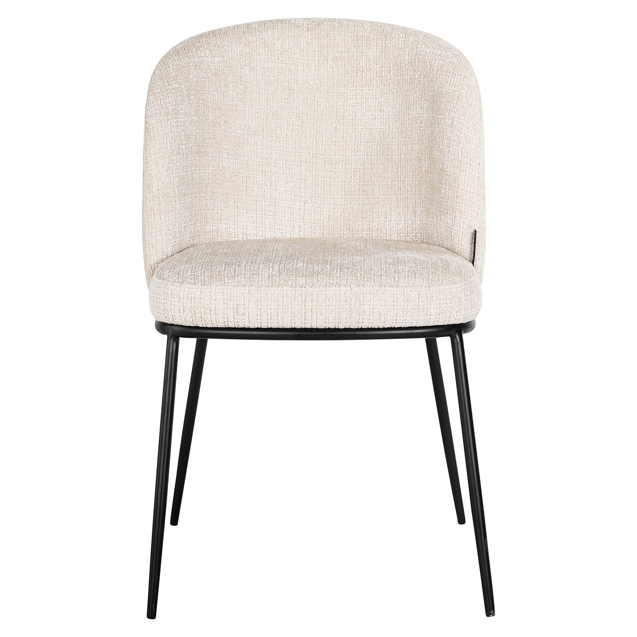 Richmond Interiors Elvi Chair in Beige Chenille