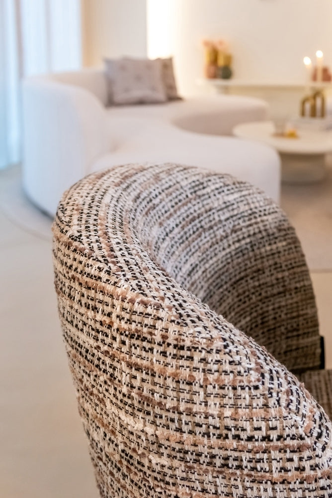 Elvi Set of 2 Dining Chairs - Mocca Chunky