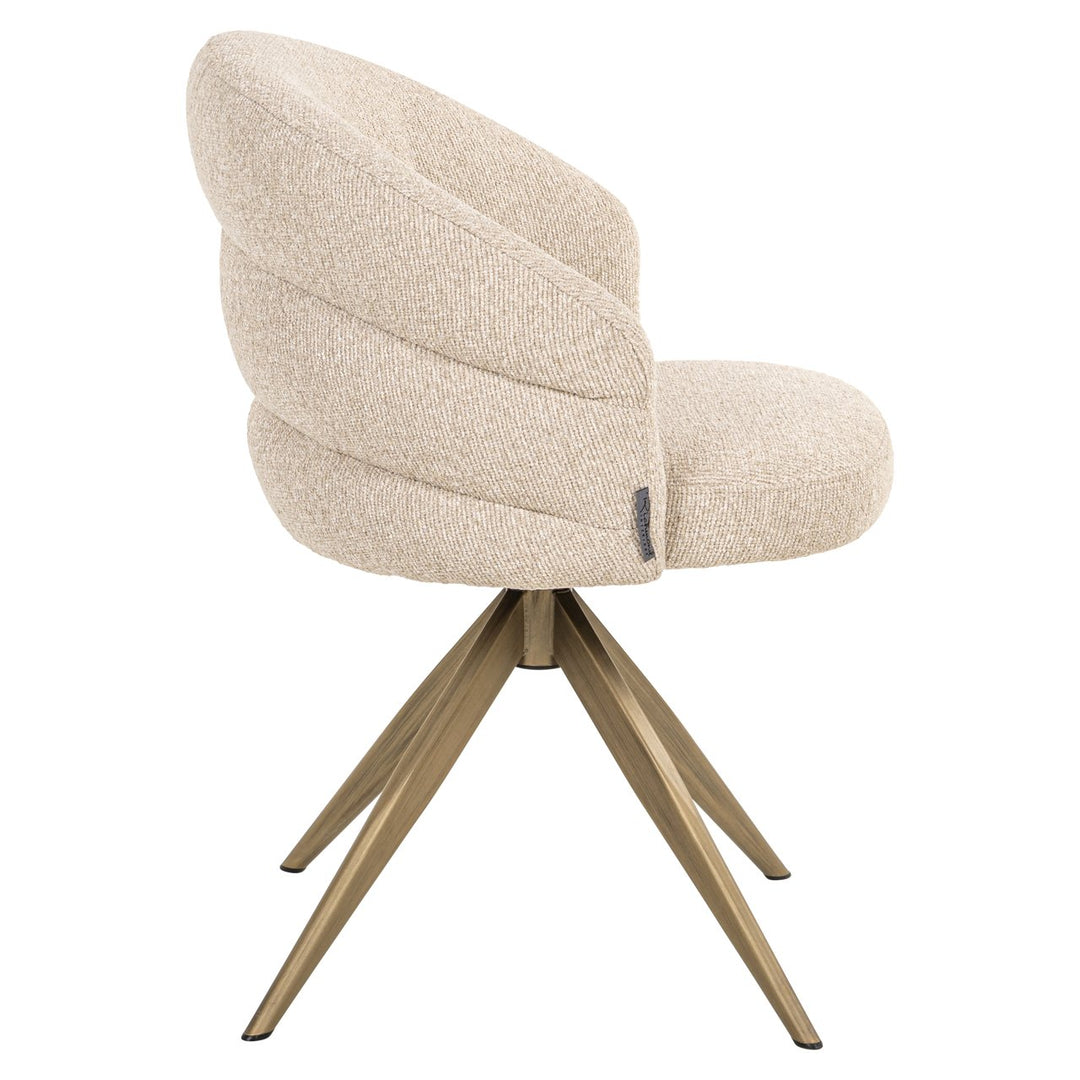 Zendaya Swivel Chair - Biscotti Richmond 8