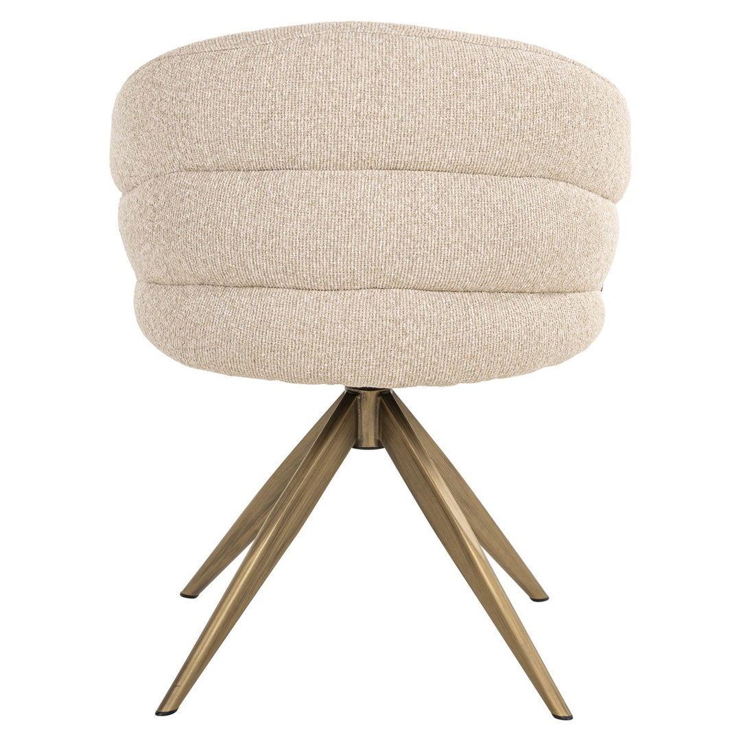 Zendaya Swivel Chair - Biscotti Richmond 9