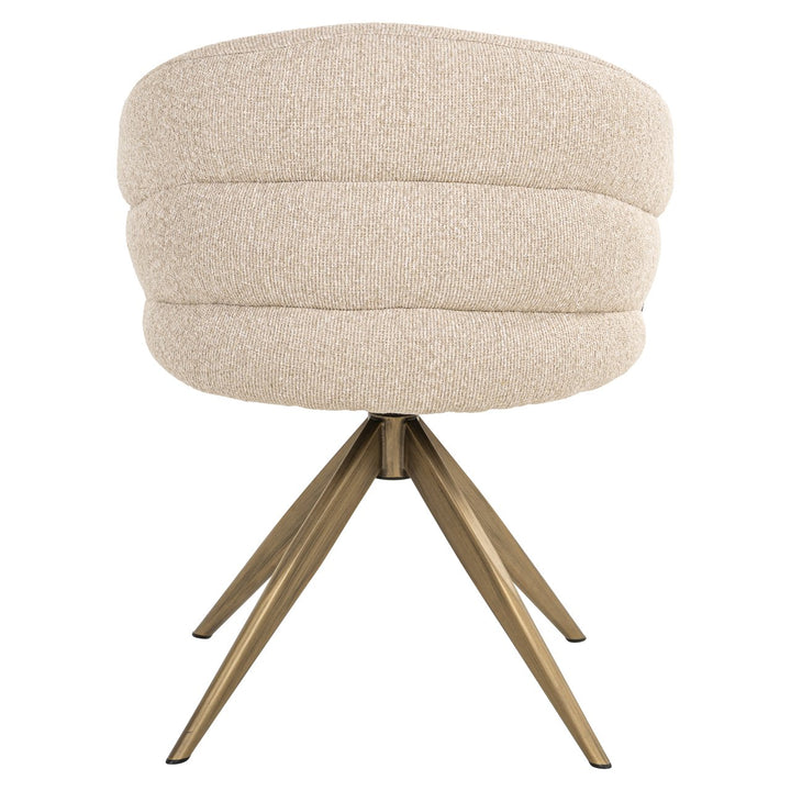 Zendaya Swivel Chair - Biscotti Richmond 9