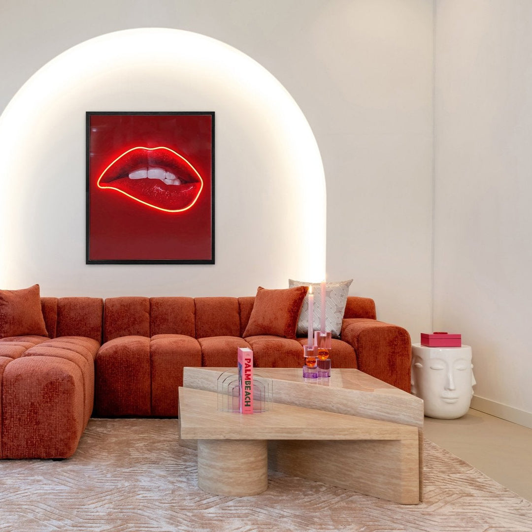 Fictus Set of 2 Coffee Tables - Faux Travertine Richmond 5