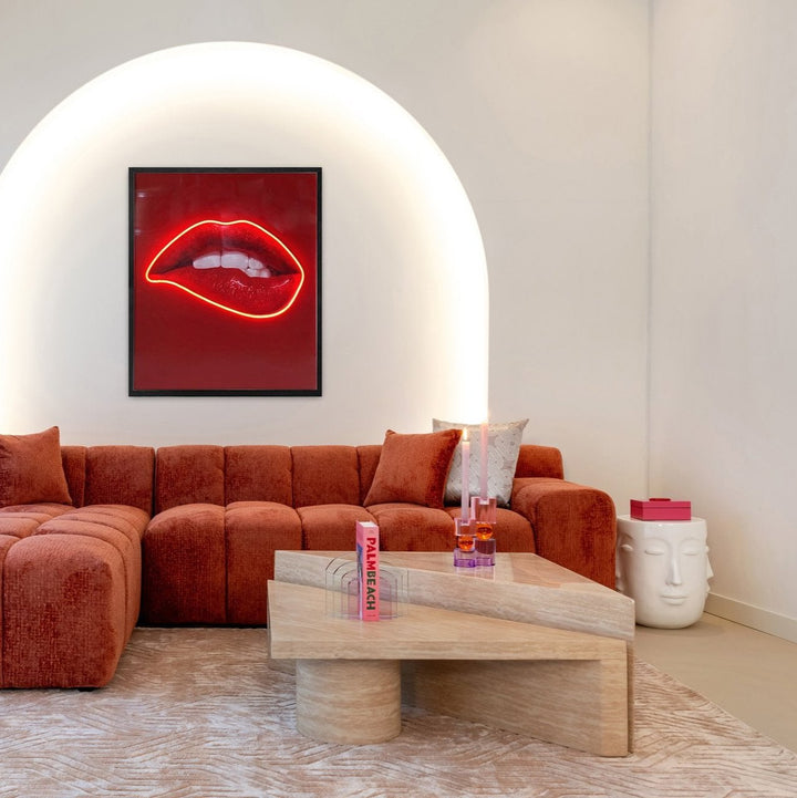 Fictus Set of 2 Coffee Tables - Faux Travertine Richmond 5