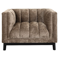 Richmond Interiors Beaudy Lounge Chair in Stone Chenille